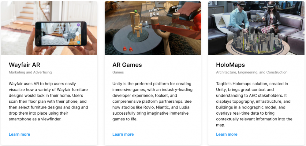 pengembangan aplikasi unity augmented dan mixed reality