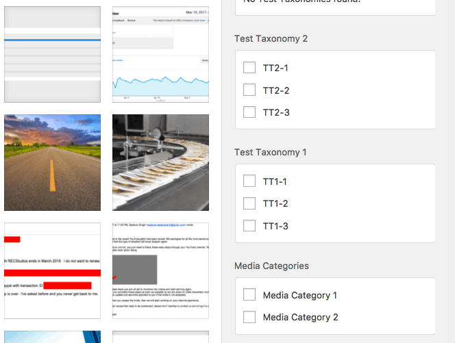 為 Wordpress 媒體庫中的圖像分配自定義分類法和媒體類別