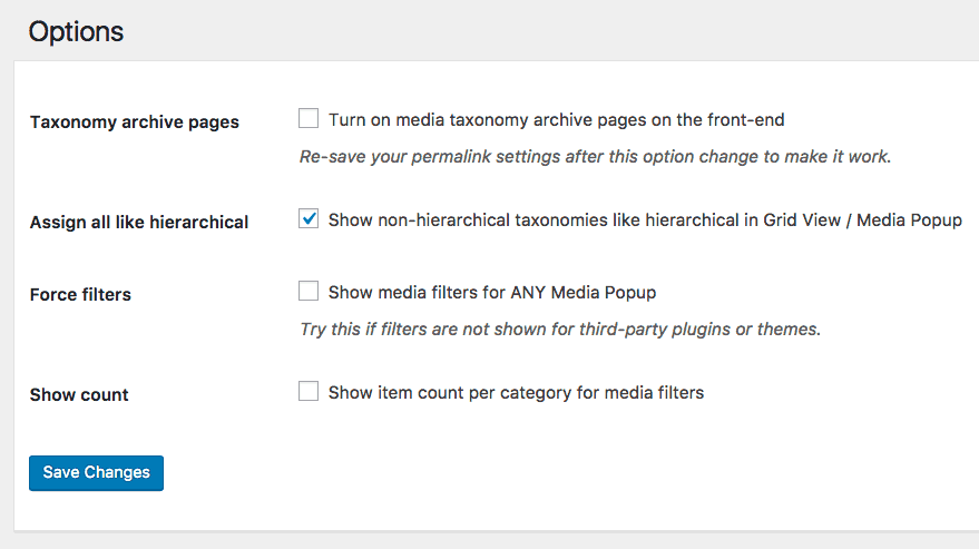 設置增強型媒體類別插件
