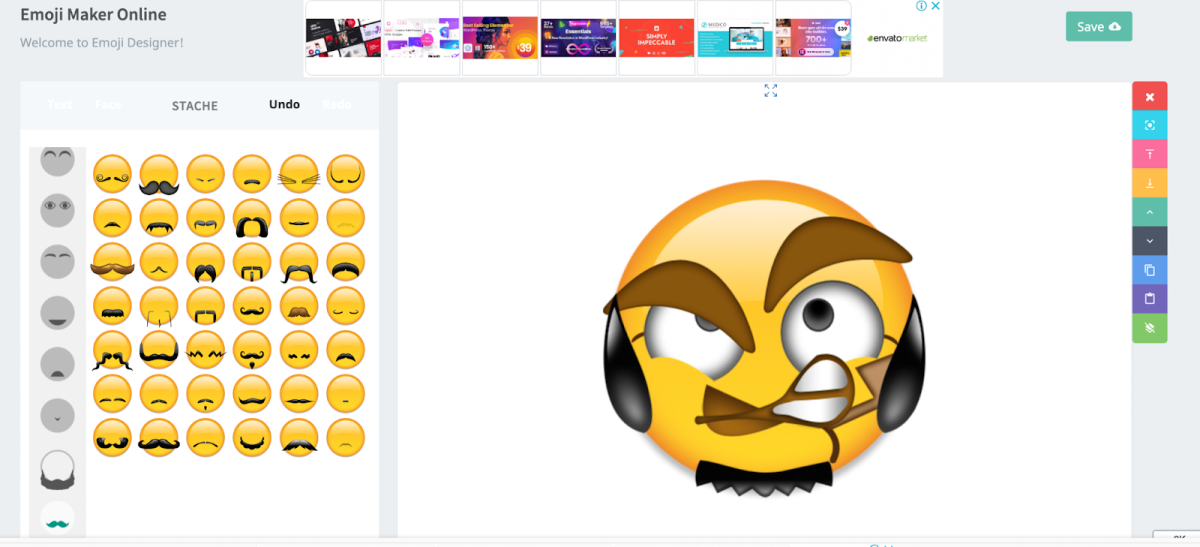 Klicken Sie auf Speichern, um das Emoji herunterzuladen