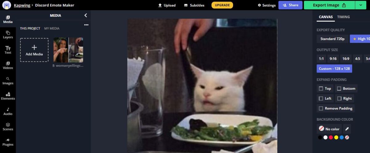 Anpassen der Meme-Vorlage