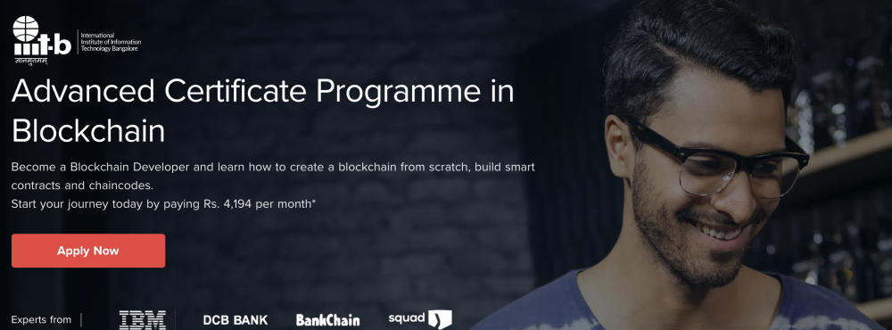 program de certificat avansat în blockchain