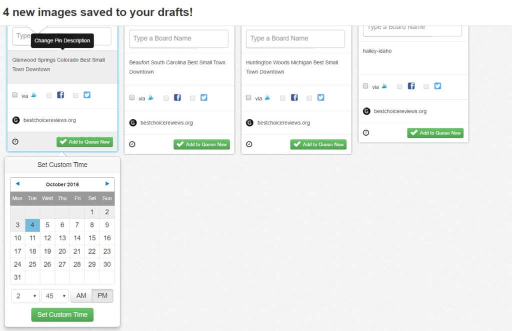 Tailwind Manual Scheduling Feature