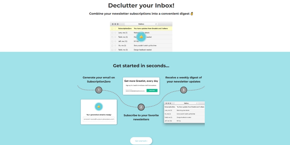 เว็บไซต์ของ SubscriptionZero