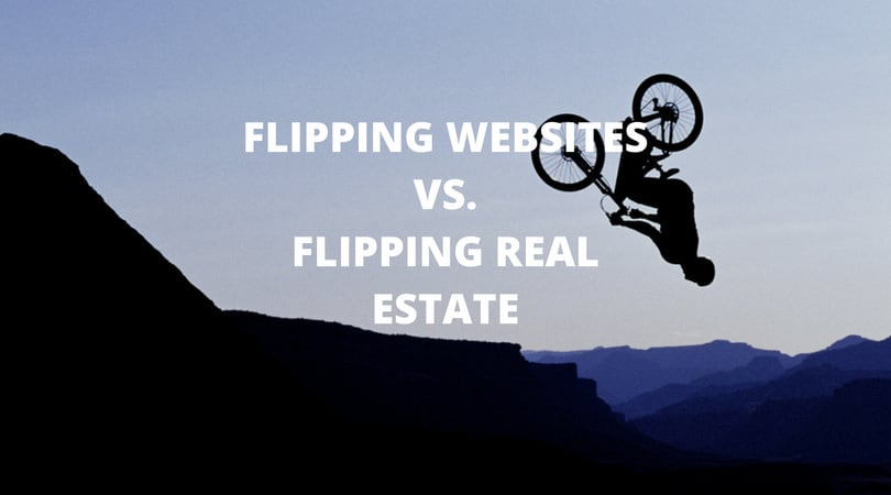 Retourner les sites Web contre retourner l'immobilier