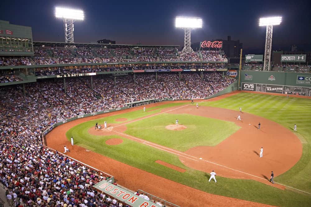 ประวัติศาสตร์ Fenway Park, Boston Red Sox, Boston, Ma., USA, 20 พฤษภาคม 2010, Red Sox vs Minnesota Twins, ผู้เข้าร่วม, 38,144, Red Sox ชนะ 6 ต่อ 2