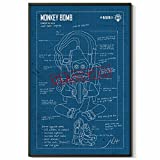 Dever de Blueprints Arma Cartaz Call Cod Blueprint Zombies Sinal de parede Estética Gamer Canto Impressão de parede Gun Bullet Design Detalhe Anatomia Decoração de parede para casa Sala de estar Quarto Escritório Cartaz UNFRAMED