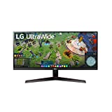 LG 29WP60G-B UltraWide Monitor 29-calowy wyświetlacz IPS 21:9 FHD (2560 x 1080), sRGB 99% gama kolorów, HDR 10, łączność USB Type-C, 3-stronny wyświetlacz praktycznie bez obramowania — czarny