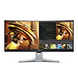 BenQ EX3501R Ultraszeroki zakrzywiony monitor do gier | Klasa 34 cali (35 cali) | 21:9 QHD (3440 X 1440) | 100Hz | HDR | FreeSync