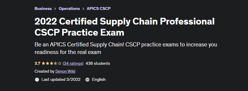 امتحان CSCP الممارسة Udemy