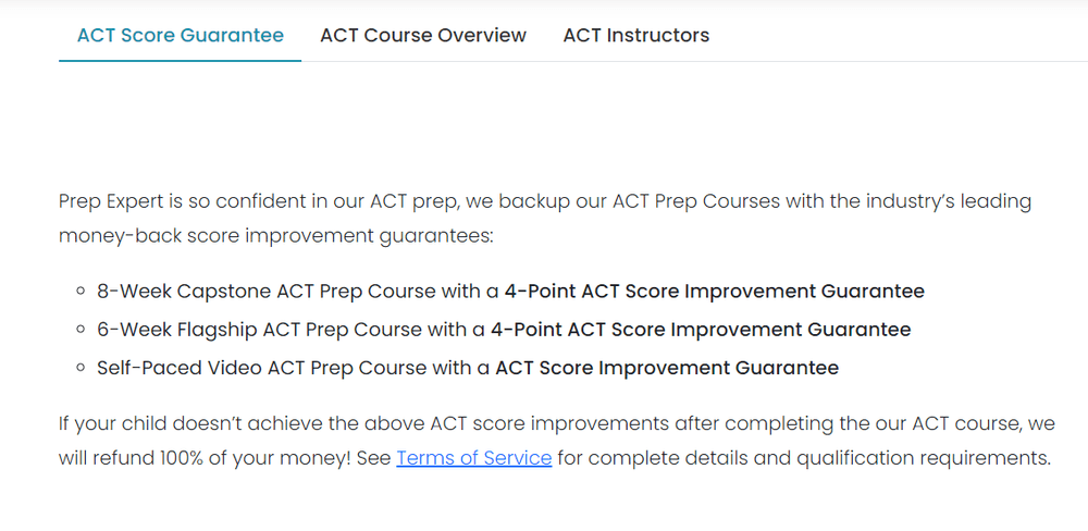 دورة PrepExpert ACT