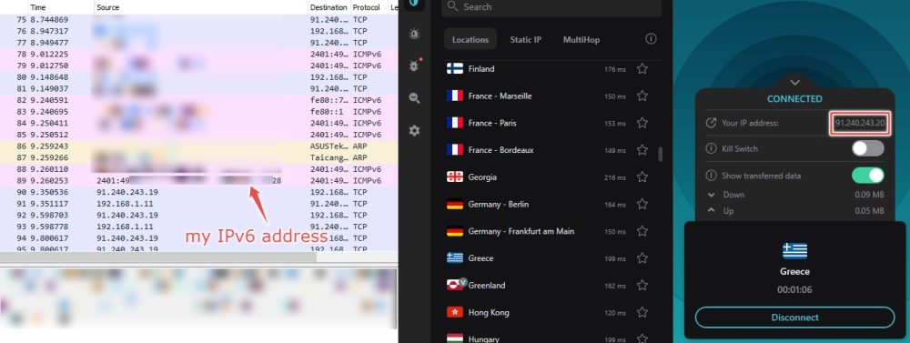 ปัญหา Surfshark ipv6