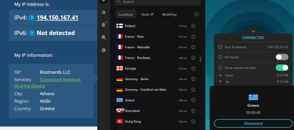 ip รั่วทดสอบ