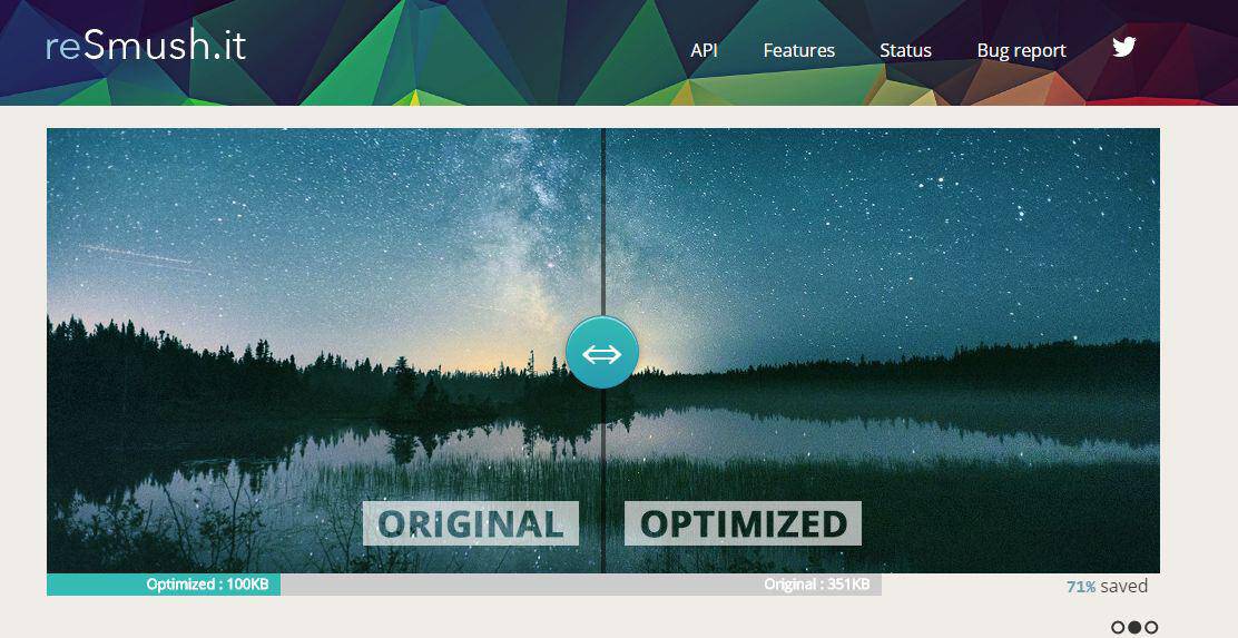 Plugin de otimização de imagem reSmush.it