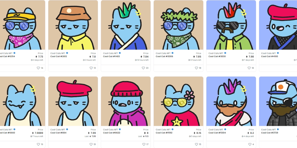 Projekt CoolCats PFP NFT