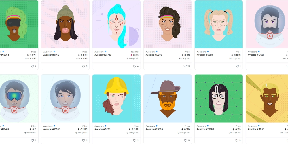 Zdjęcie Avastar dla profilowych NFT