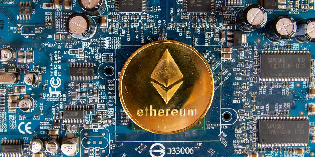 Blockchain Ethereum używany w wybijaniu NFT