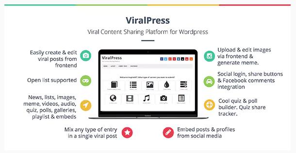 WordPress Testleri için Viral Press