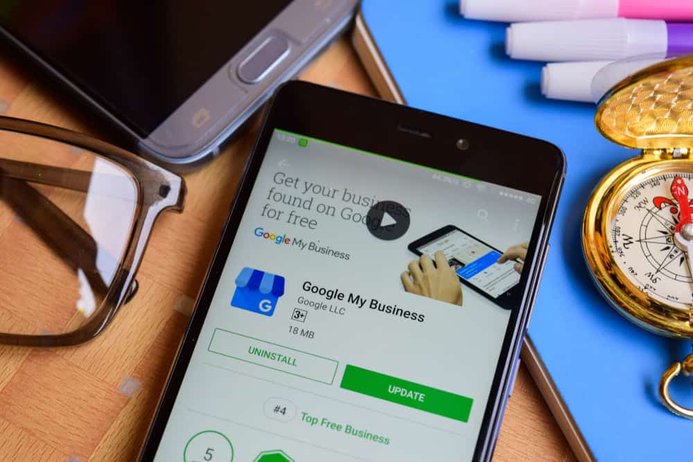 Google My Business บนโทรศัพท์มือถือ