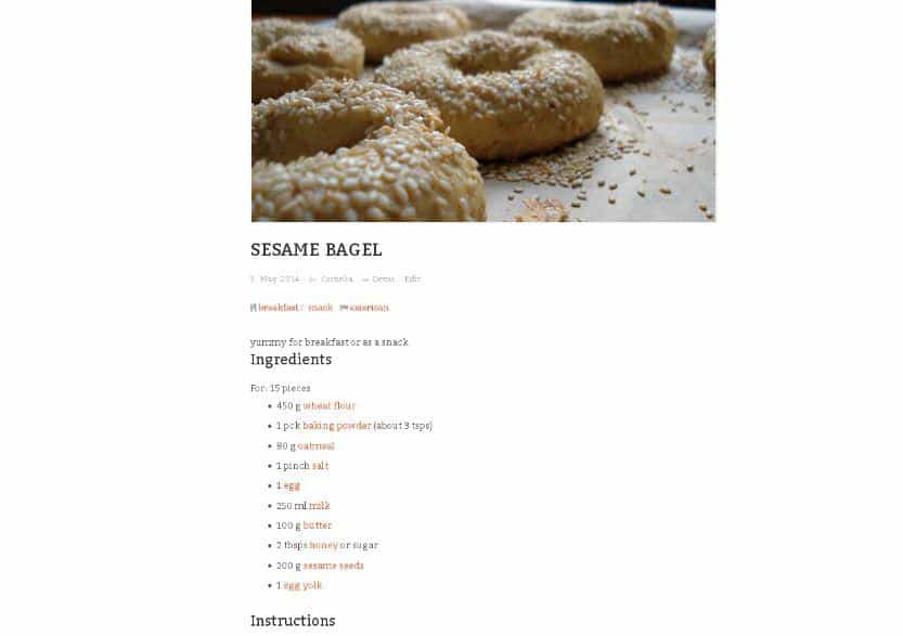 Recipe Press Reloaded WordPress プラグイン