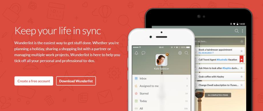 Aplikacja Wunderlist