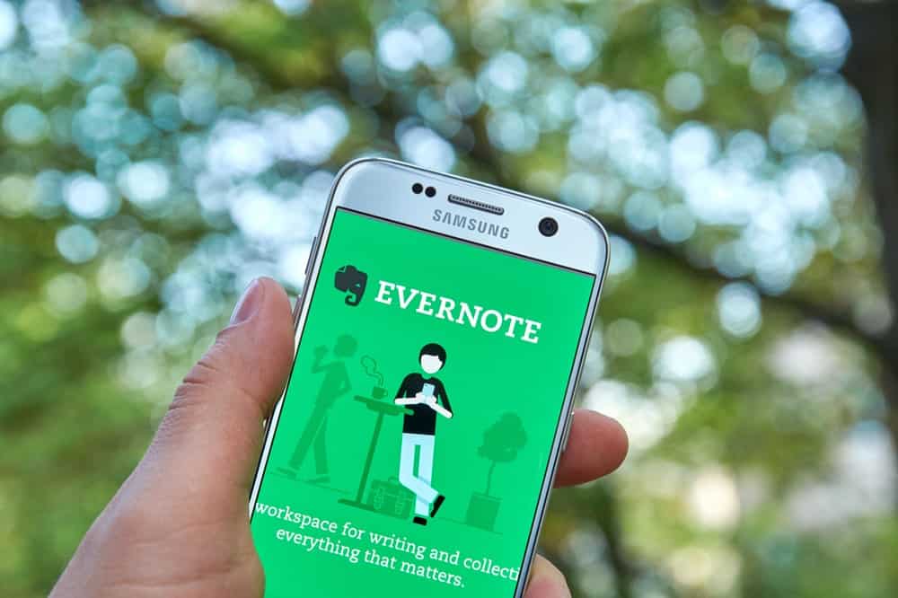Aplikacja Evernote