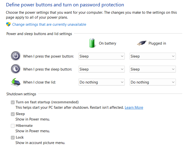 ตัวเลือกด้านพลังงาน