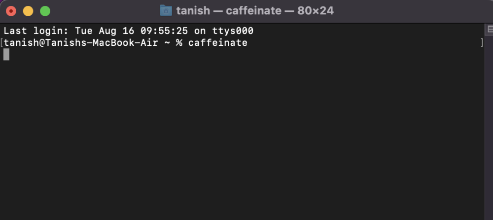 tieni il tuo mac sveglio