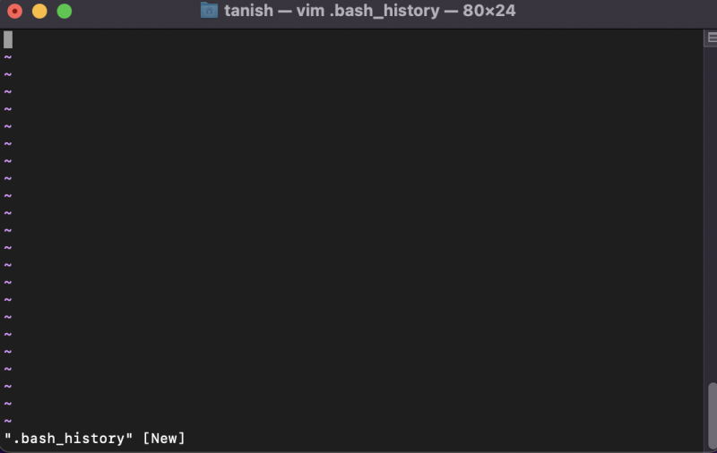 cancellare la cronologia