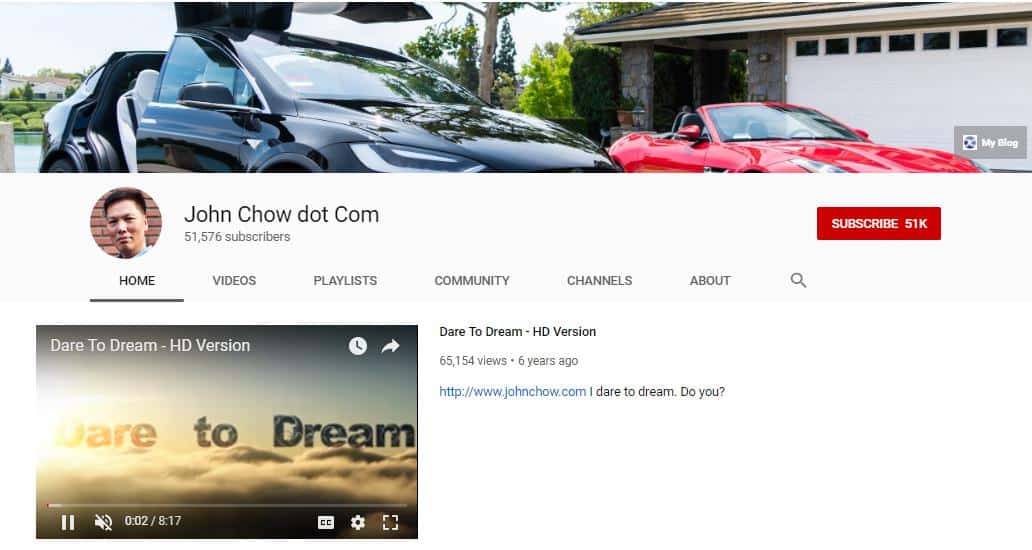 ジョン・チョウのブログの書き方