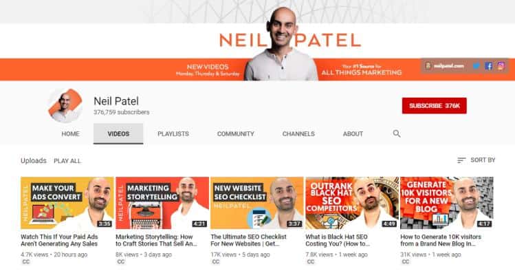 ニール・パテルによるブログの書き方