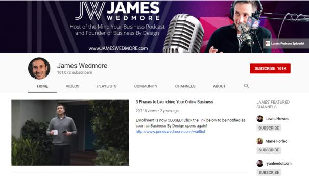 ジェームズ・ウェドモア ブログの書き方