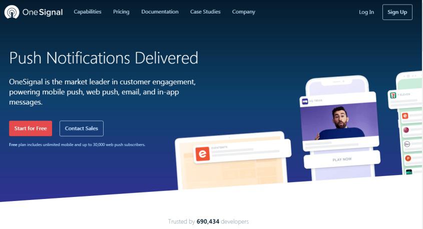 Notifications push OneSignal