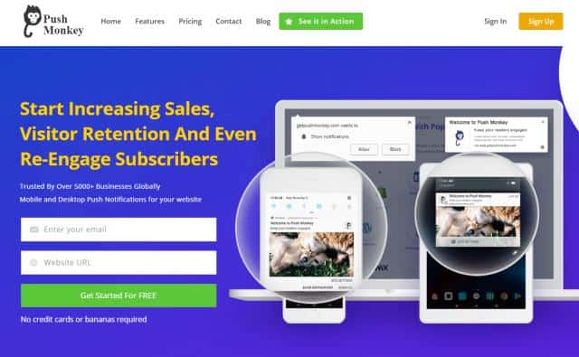 Plugin Push Monkey pour les notifications push