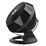 Vornado 660 Grand ventilateur de circulation d'air pour pièce entière avec 4 vitesses et inclinaison à 90 degrés, 660-Large, Noir