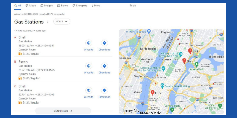 Che cos'è una ricerca vicino a me
