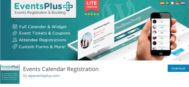 WordPress 活動日曆註冊和預訂