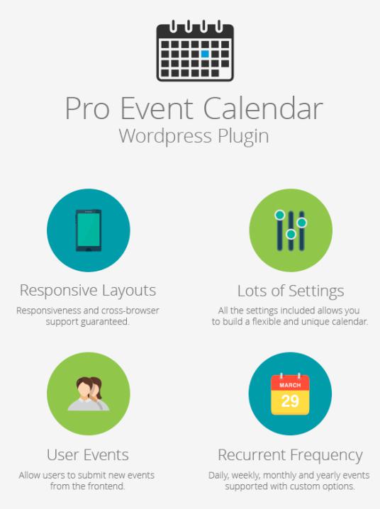 WordPress Pro 活動日曆插件