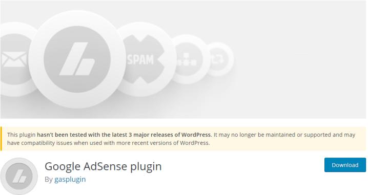 Complemento gratuito de Google AdSense para la gestión de anuncios