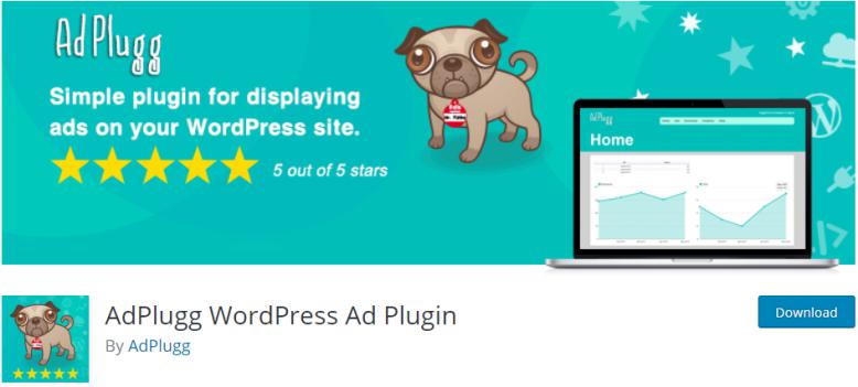 AdPlugg Complemento gratuito de anuncios de WordPress para la gestión de anuncios