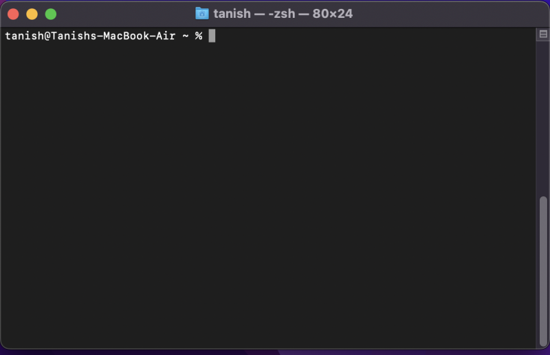 ouvrir le terminal de commande pour utiliser nodejs