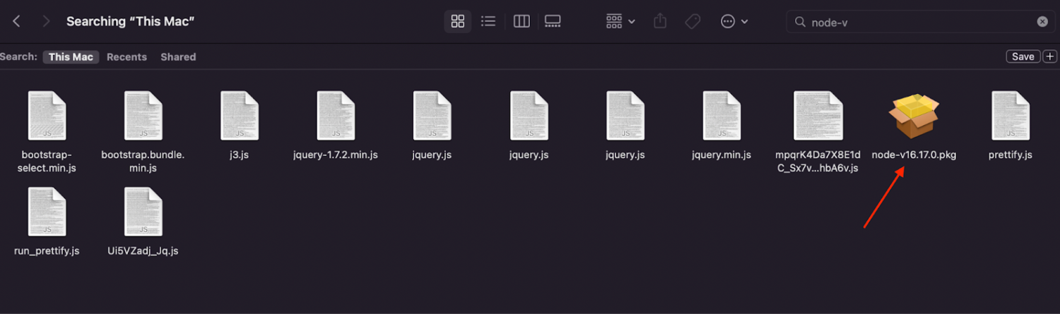 télécharger la dernière version mac de nodejs