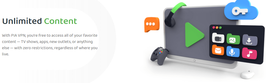 Acceso privado a internet para streaming