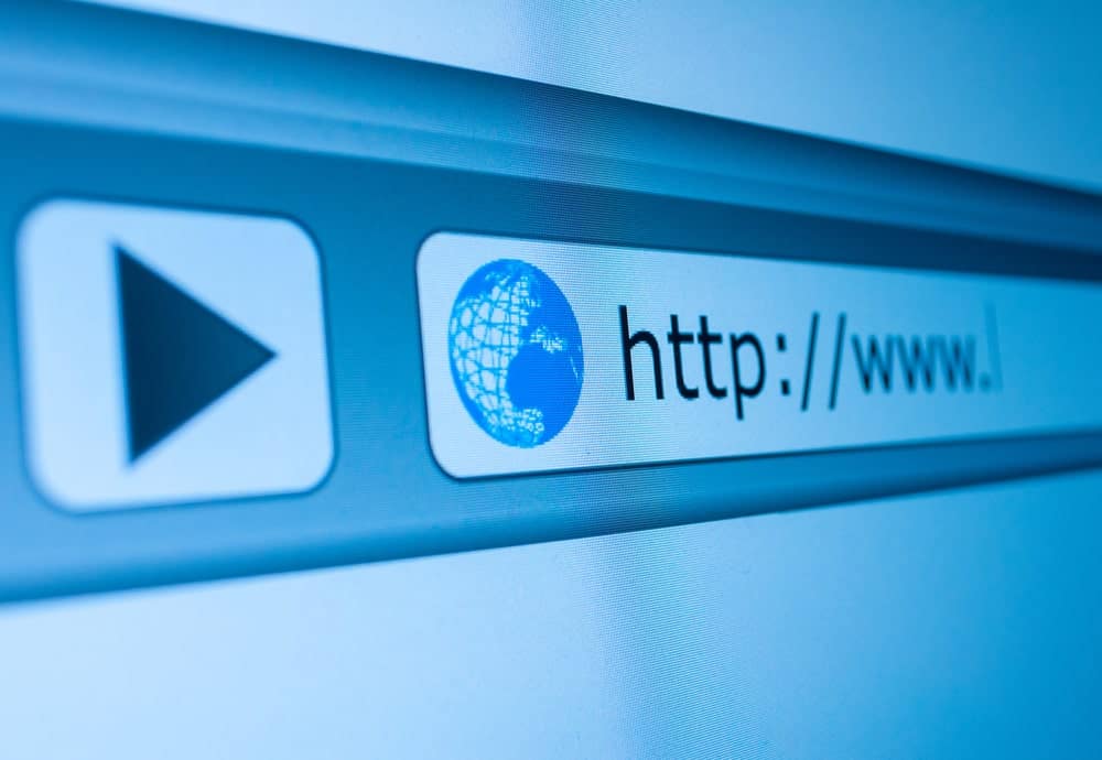 Favicon dans une barre d'adresse.