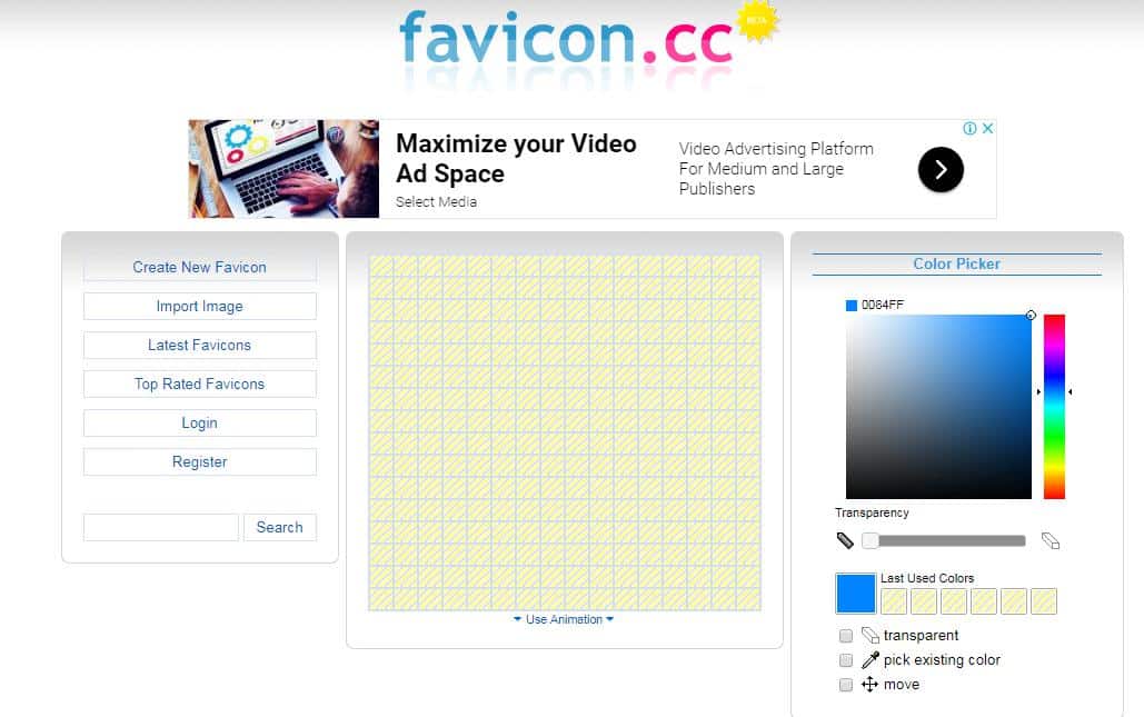 Générateur de favicons Favicon.cc