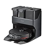 Roborock S7 MaxV Ultra Robot aspiradora y fregona, lavado automático de fregona con muelle de llenado de lavado vacío, vaciado automático, autorrecarga, evitación de obstáculos ReactiveAI 2.0, succión de 5100 Pa, control de aplicaciones, funciona con Alexa