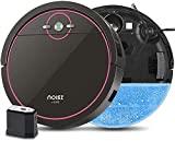 NOISZ by ILIFE S5 Pro Robot aspirador y trapeador 2 en 1, ElectroWall, autocarga automática, tanque de agua, sin enredos, silencioso, ideal para el cuidado de mascotas, piso duro y alfombra de pelo bajo, negro