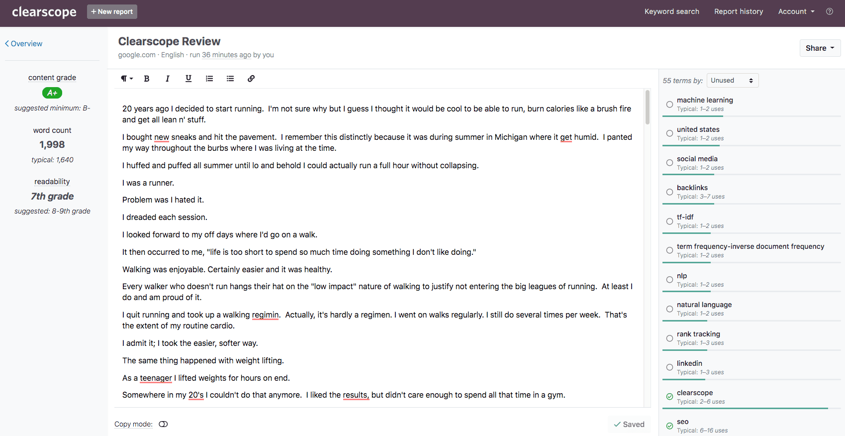 최종 Clearscope 검토 보고서-최소
