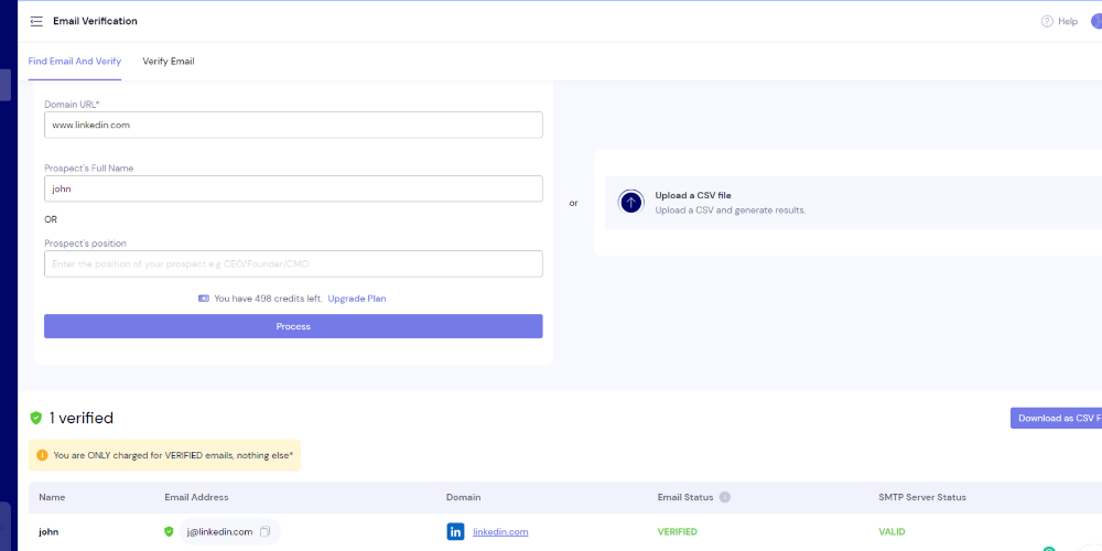 Pencarian Email LinkedIn