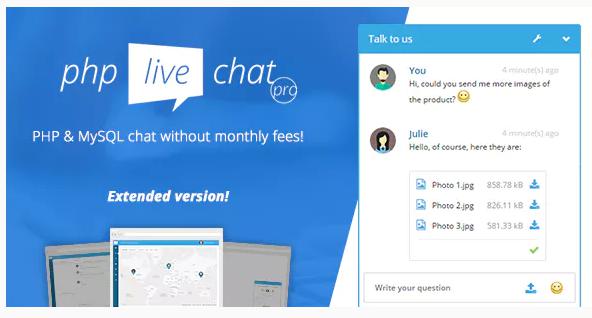 用于实时聊天的 PHP Live Chat Pro 插件